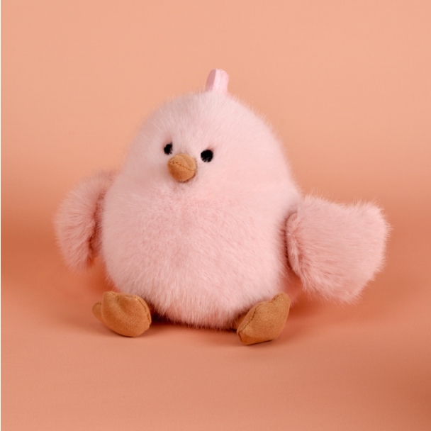 Peluche Poussin Piou rose