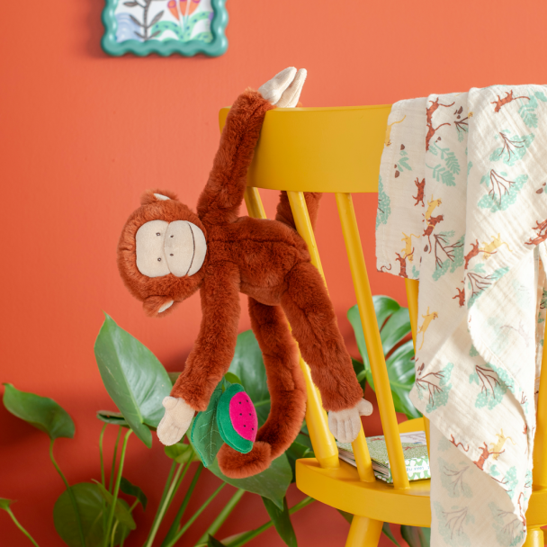 Peluche d'activités Singe Mochica La forêt Mawa