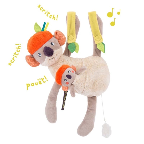 Peluche musicale à suspendre Koco Dans la Jungle