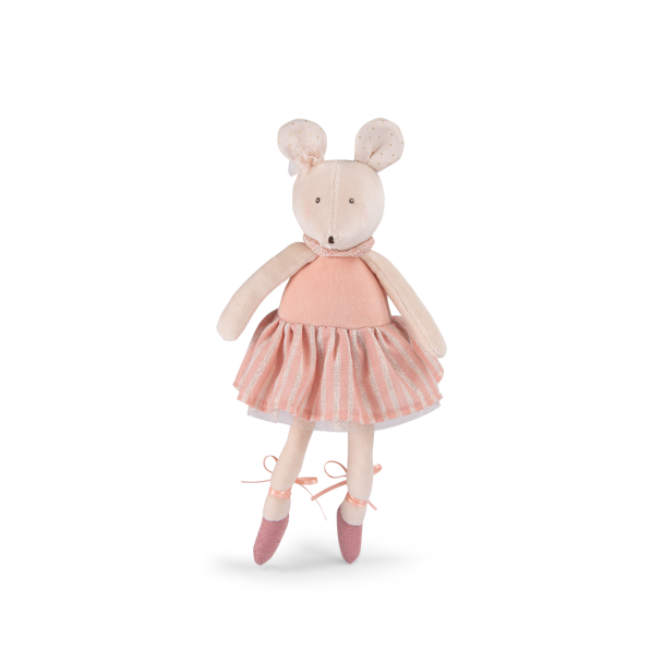 Peluche souris rose La petite école de danse