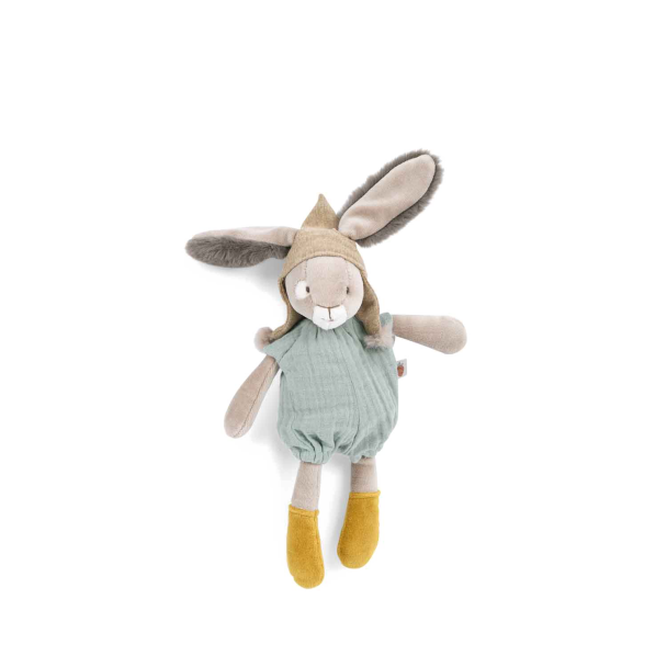 Petite peluche Lapin sauge Trois Petits Lapins