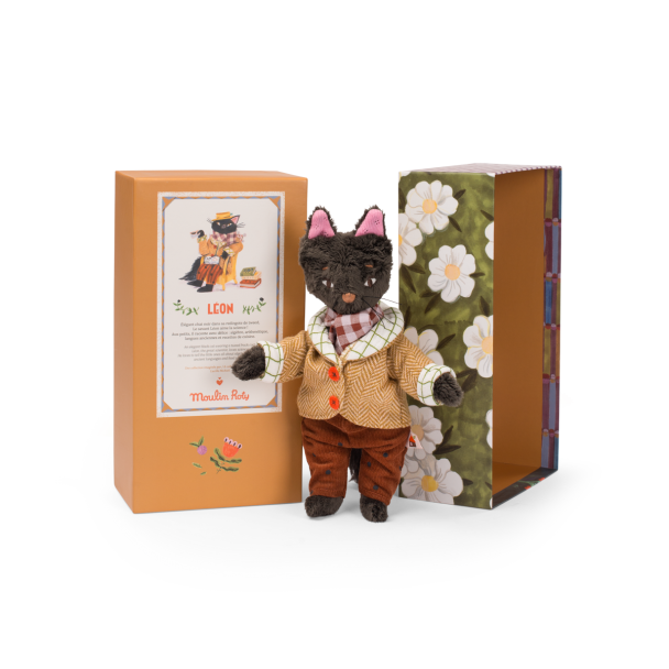 Petite peluche Léon le chat Les Minouchkas