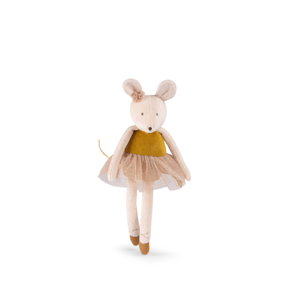 Petite peluche souris or La petite école de danse