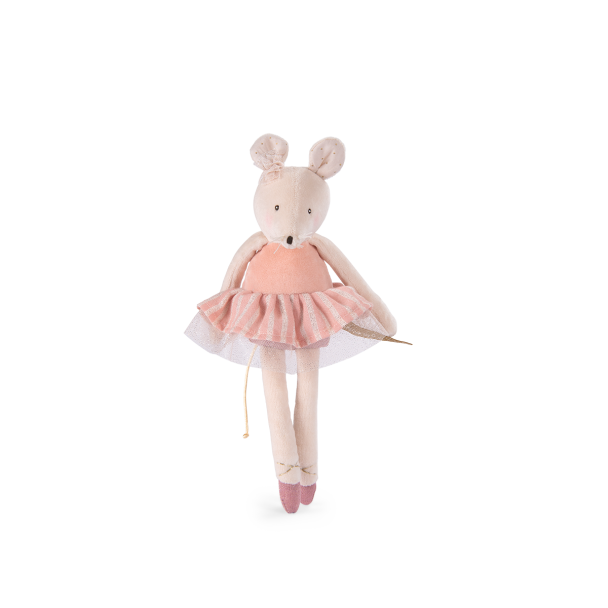 Petite peluche souris rose La petite école de danse