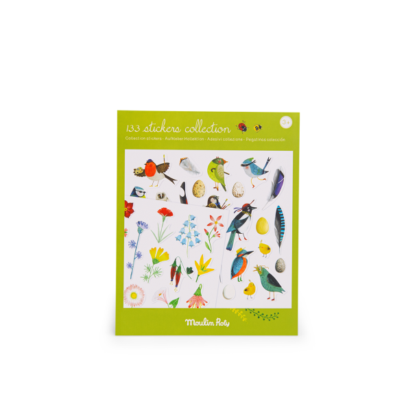 Pochette stickers Le botaniste Le Jardin du Moulin