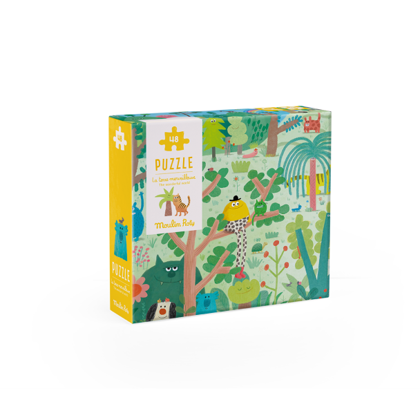 Puzzle La terre merveilleuse 48 pcs Les Schmouks