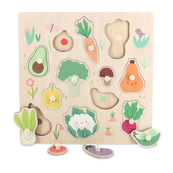 Puzzle  encastrer Les lgumes Sarah Betz