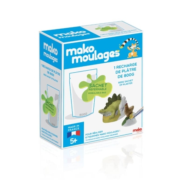 Recharge plâtre 800 g pour moulages