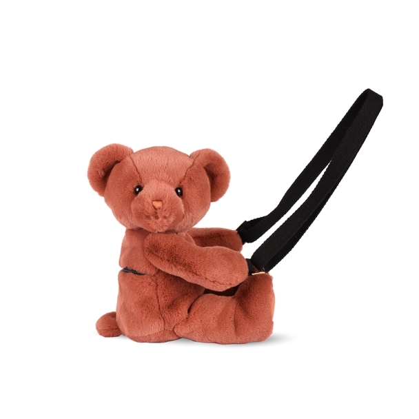 Sac à main peluche Ours terracotta
