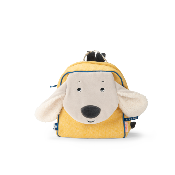 Sac  dos  broder Chien jaune Pilou Puce  Pilou