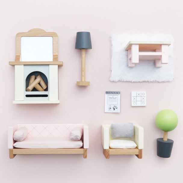 Salon pour maison de poupées