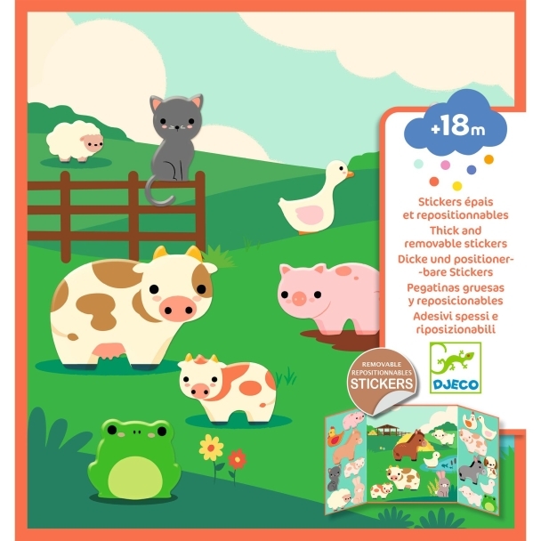 Stickers repositionnables Ferme