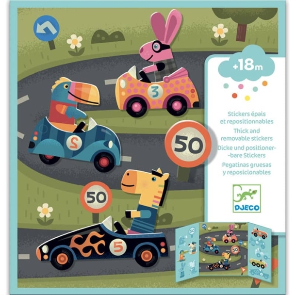 Stickers repositionnables Les voitures