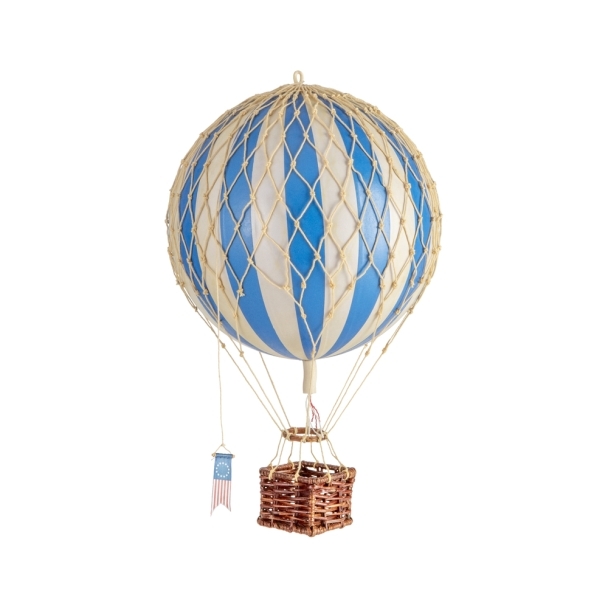Suspension Montgolfière 30cm bleue