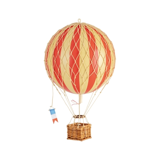 Suspension Montgolfière 30cm rouge