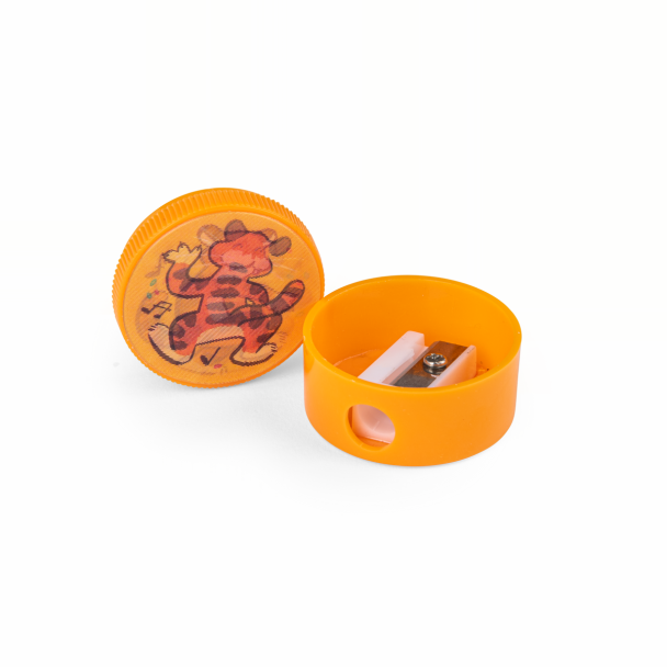 Taille crayon lenticulaire orange Les Petites Merveilles