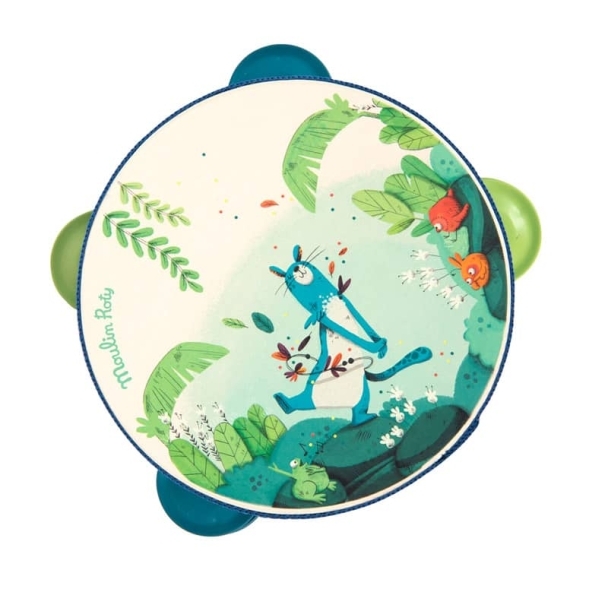 Tambourin bleu Zimba Dans la jungle
