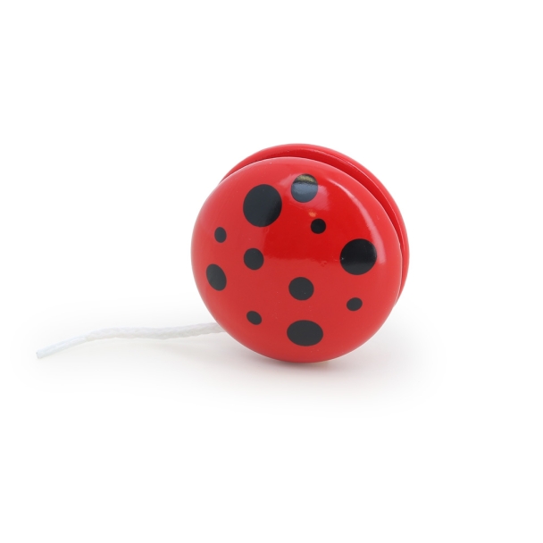 Yoyo en bois coccinelle