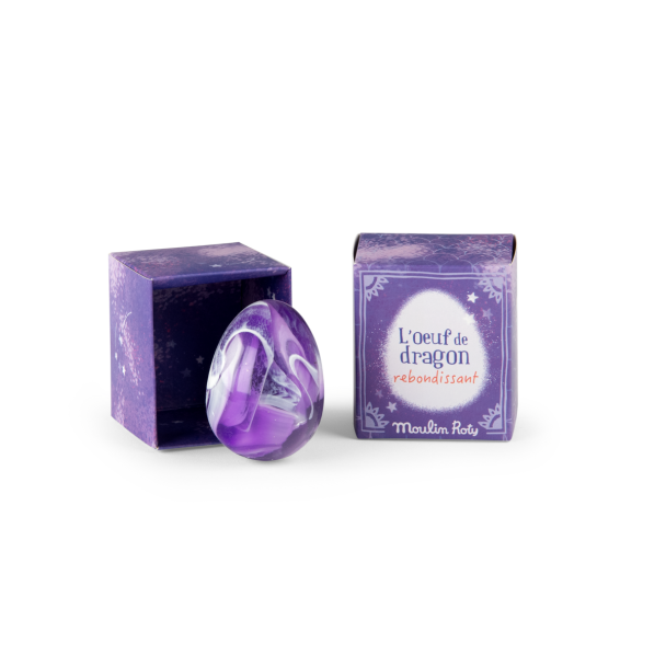 Oeuf de dragon rebondissant violet Les Petites Merveilles