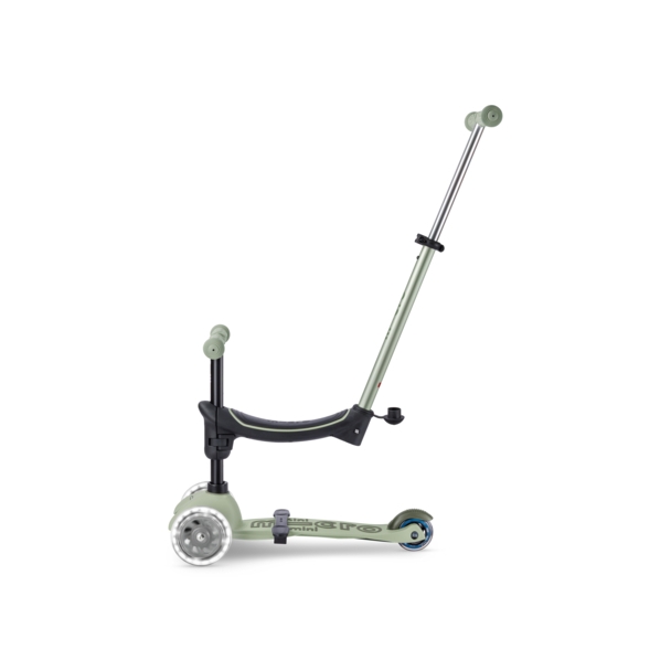 Trottinette 3 en 1 Micro Mini2Grow 2.0 LED Vert sauge