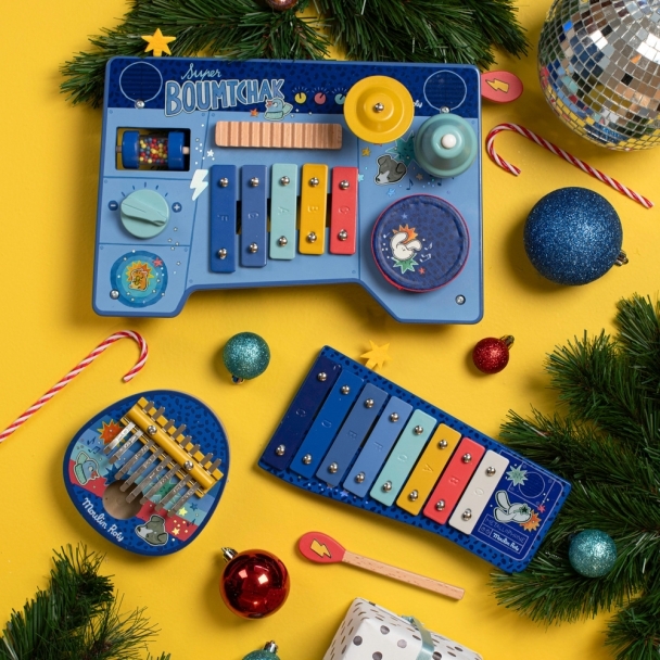 Table multi-activités musicale Puce & Pilou