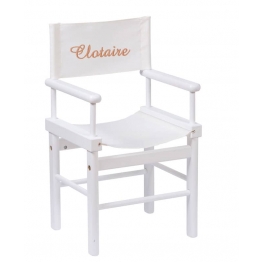 Chaise Et Fauteuil Enfant A Personnaliser Prenom Brode