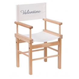 Chaise Et Fauteuil Enfant A Personnaliser Prenom Brode