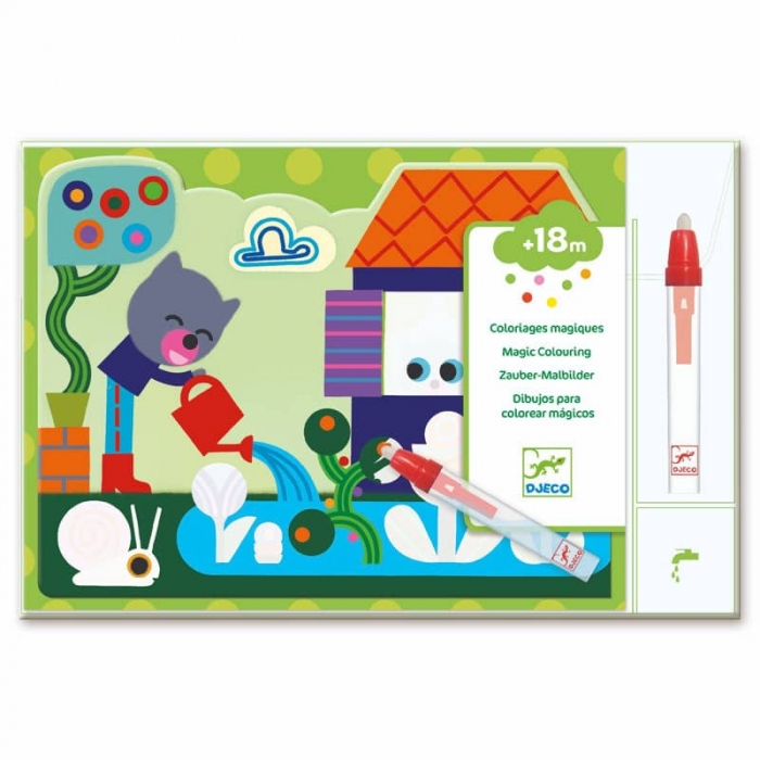 Coloriage Stylos Magiques Cache Dans Le Jardin Djeco