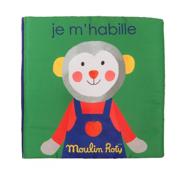 Livre Tissu Je M Habille Les Popipop Moulin Roty