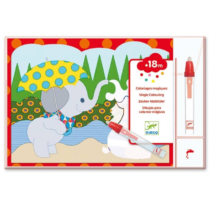 Coloriage A L Eau Cache Dehors Djeco